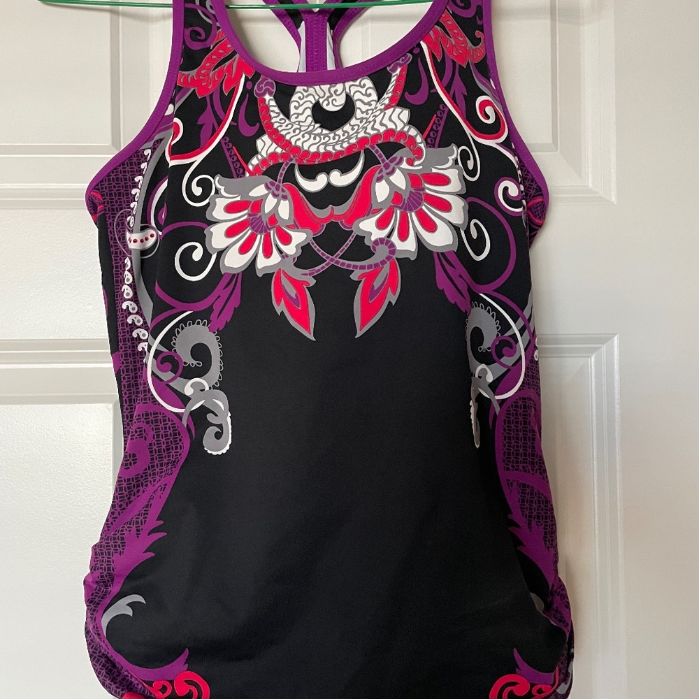 Tankini with matching swim skirt